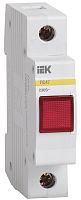Лампа сигнальная неоновая на DIN-рейку IEK KARAT ЛС-47 красный картинка